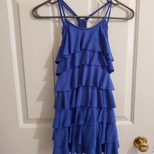 Epic Threads Girls Tiered Blue Summer Dress 7/8